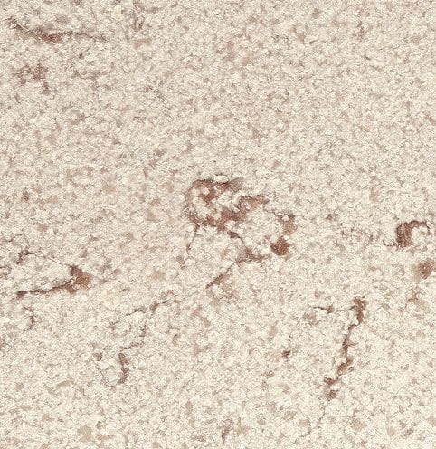 Color/Finish variation image for Liacado Limestone. The surface finish shown is bush hammered. Dominant colors shown are beige and tan; with brown, orange/rust, white and cream secondaries. Exhibits "movement" and the color mix creates a warm feeling. Speckled, coarse speckled and cloudy color patterns.