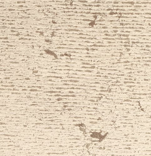 Color/Finish variation image for Liosin Limestone. The surface finish shown is chiseled. Dominant colors shown are beige and tan; with brown and cream secondaries. Exhibits "movement" and the color mix creates a warm feeling. Blotched and linear color patterns.