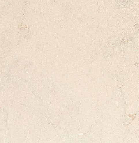 Color/Finish variation image for Liosin Limestone. The surface finish shown is sand blasted. Dominant colors shown are beige, tan and cream. The color mix creates a warm feeling. Solid and cloudy color patterns.