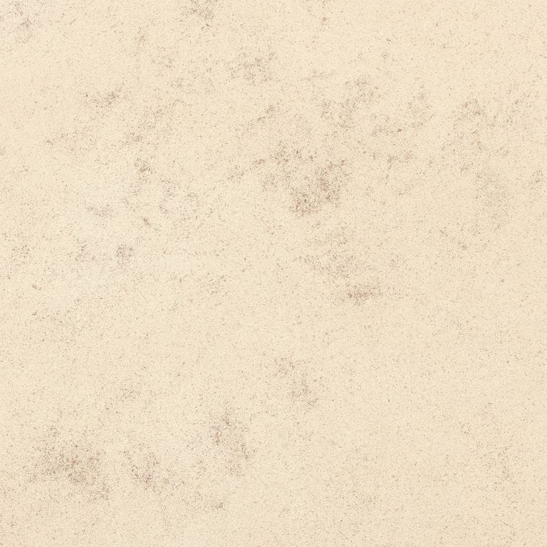 Close-up image for Royal Rosa Limestone. The surface finish shown is honed. Dominant colors shown are beige, tan and cream; with orange/rust and pink secondaries. Exhibits "movement" and the color mix creates a warm feeling. Regular color pattern.