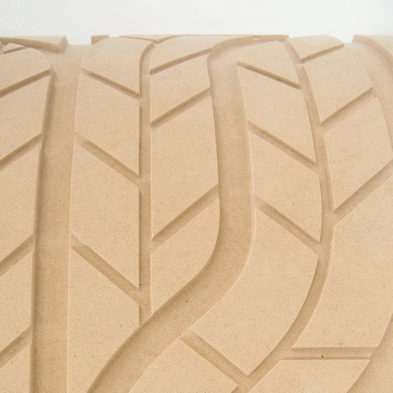 Application image for Sarafa Gold Limestone. The image shows this material being used in a sculpture &amp; carvings application. This is a building and landscape stone for indoor and outdoor commercial and residential applications. Suitable for general use, low heat absorption surfaces, high traffic areas and high heel compatibilty situations. Moderate to higher on the price spectrum.