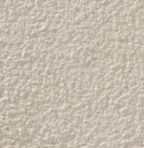 Color/Finish variation image for Cremcar Limestone. The surface finish shown is brushed. The dominant color shown is beige; with gray, white, tan and cream secondaries. The color mix creates a warm feeling. Regular color pattern.