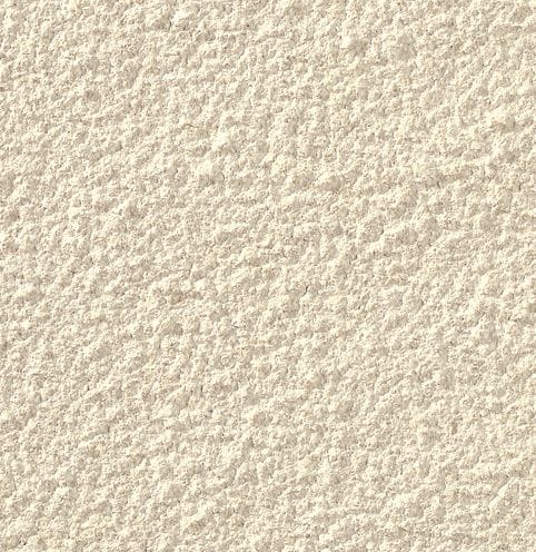 Color/Finish variation image for Classic White Limestone. The surface finish shown is bush hammered. Dominant colors shown are beige, tan and cream. The color mix creates a warm feeling. Regular and speckled color patterns.