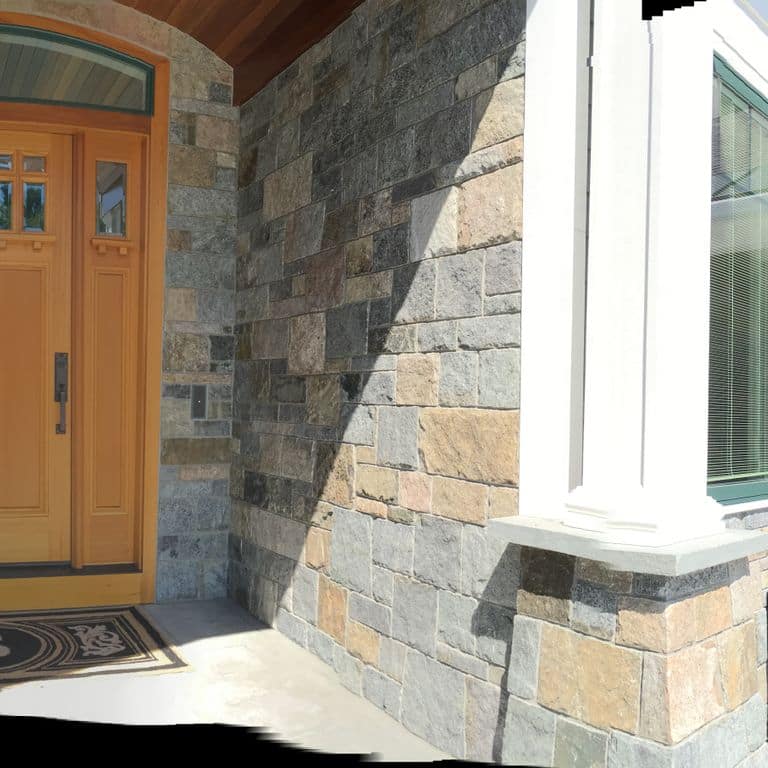 The image shows this material being used in a thin veneer application.