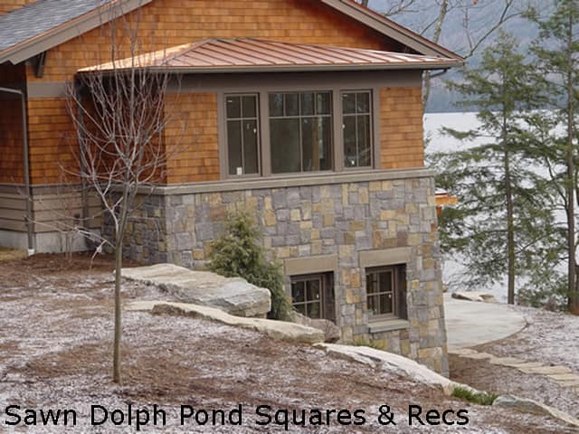 The image shows this material being used in a window well application.