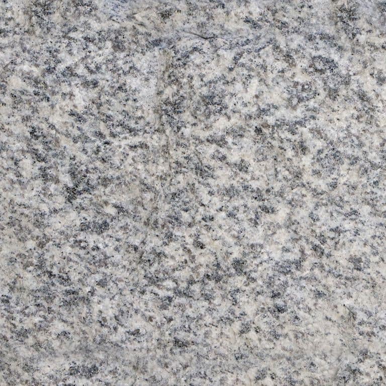 The surface finish shown is . The dominant color shown is gray. The color mix creates a cool feeling. Coarse speckled color pattern.