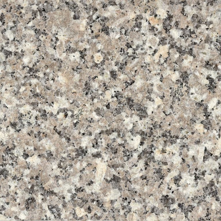 The surface finish shown is flamed. The dominant color shown is gray. The color mix creates a warm feeling. Coarse speckled color pattern.