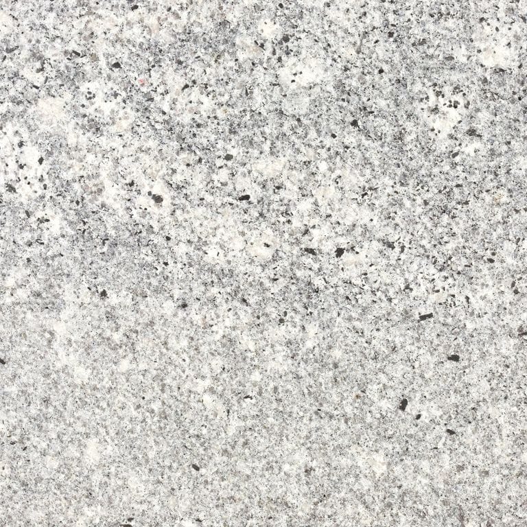 Feature image for Fancy Beige Granite. Dominant colors shown are gray and white; with beige and cream secondaries. The color mix creates a cool feeling. Speckled and blotched color patterns.