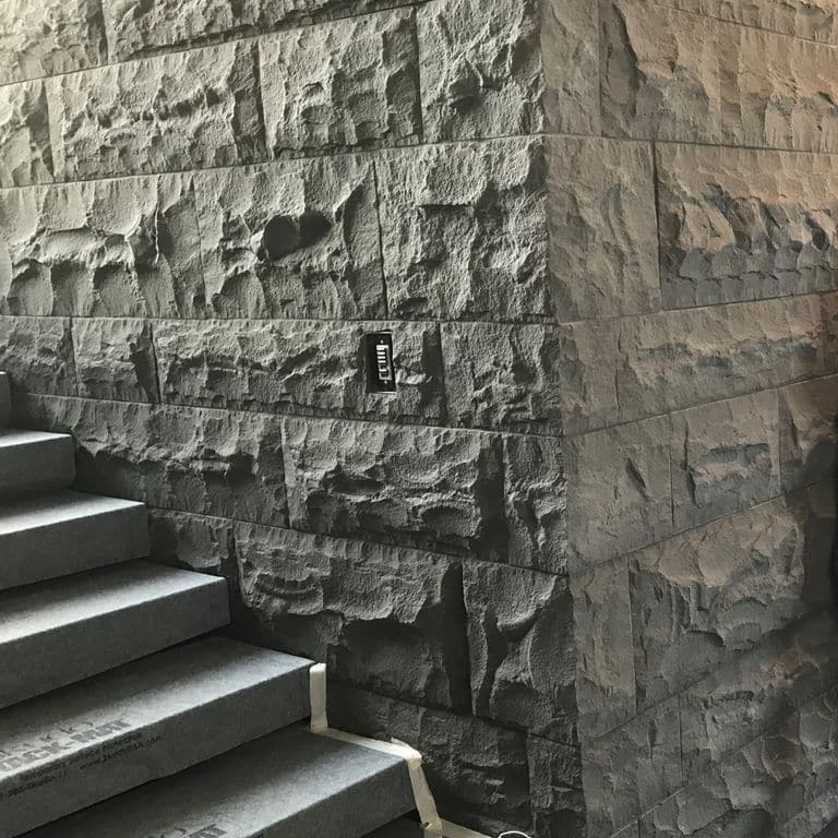 The image shows this material being used for full bed veneer and thin veneer.