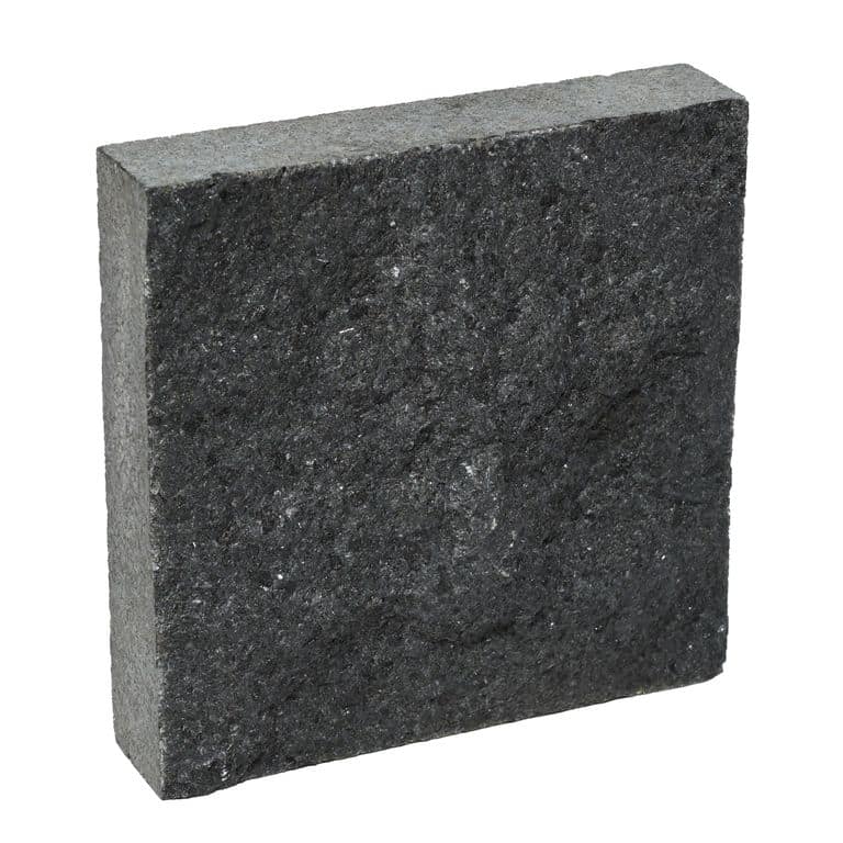Application image for Granite - Zen Black. The surface finish shown is split-face. Dominant colors shown are black and gray. The color mix creates a cool feeling.