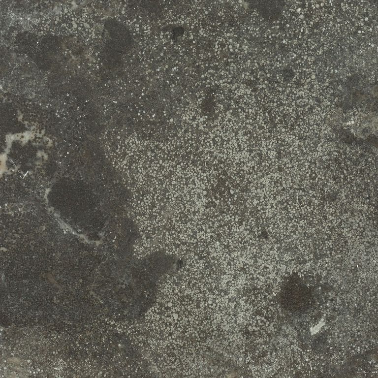 Color/Finish variation image for Limestone - Highland. The surface finish shown is acid washed. The dominant color shown is gray; with a tan secondary. Exhibits "movement" and the color mix creates a warm feeling. Random color pattern.