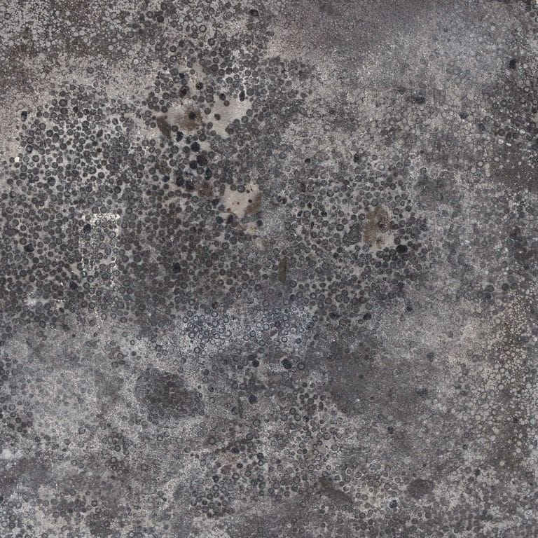 The surface finish shown is acid washed. The dominant color shown is gray. The color mix creates a cool feeling. Blotched color pattern.