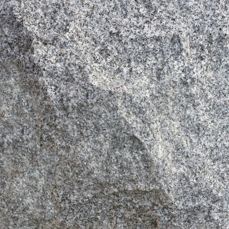 The surface finish shown is pillowed. The dominant color shown is gray. The color mix creates a cool feeling. Coarse speckled color pattern.