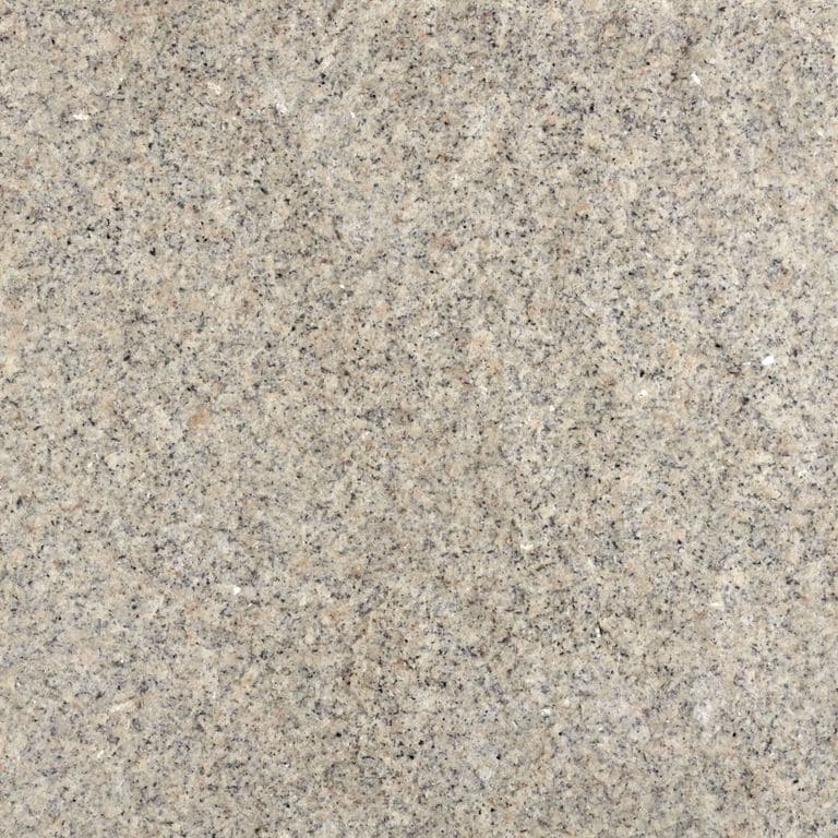 The surface finish shown is split-face. Dominant colors shown are beige, gray and tan. The color mix creates a warm feeling. Speckled and coarse speckled color patterns. Contains some mica.