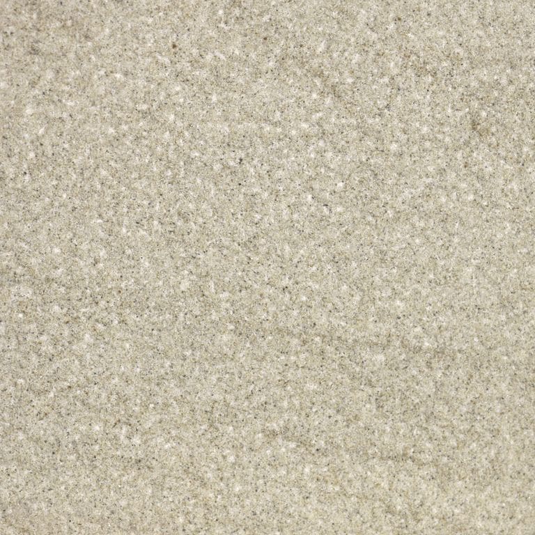 Feature image for Golden Sandstone. The dominant color shown is tan; with brown, gray, white and cream secondaries. The color mix creates a warm feeling. Speckled and cloudy color patterns.
