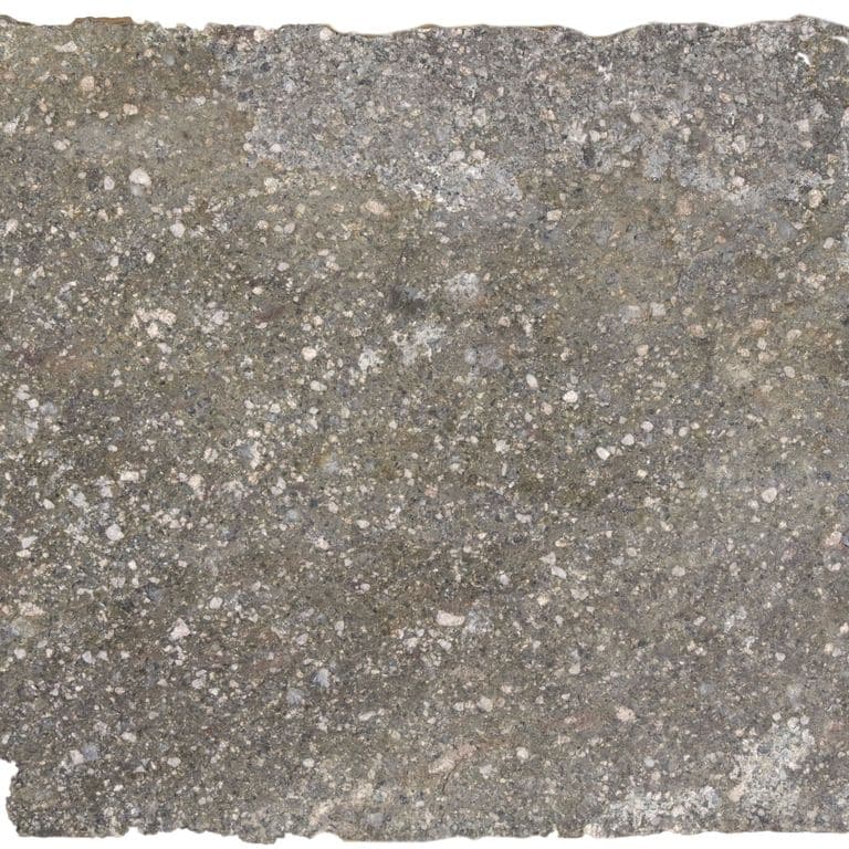 Best close-up image for Porphyry - Imperial Roman Brown Ocra. The surface finish shown is natural. Dominant colors shown are gray and purple; with beige, brown, orange/rust, white and tan secondaries. The color mix creates a warm feeling. Speckled, blotched and coarse speckled color patterns.