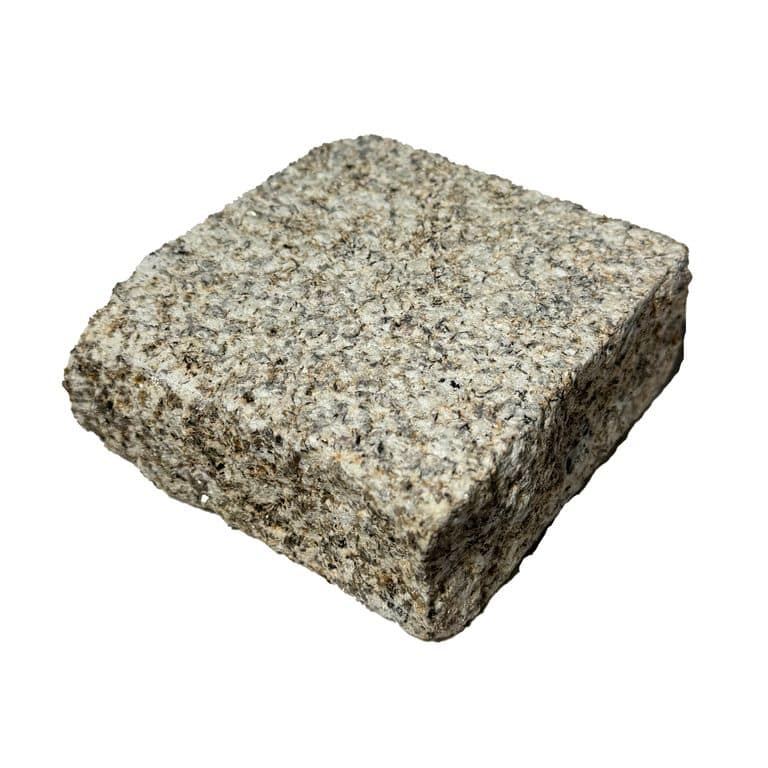 Application image for Granite - Yellow Oat. The surface finish shown is sand blasted. Dominant colors shown are gray and tan. The color mix creates a warm feeling.