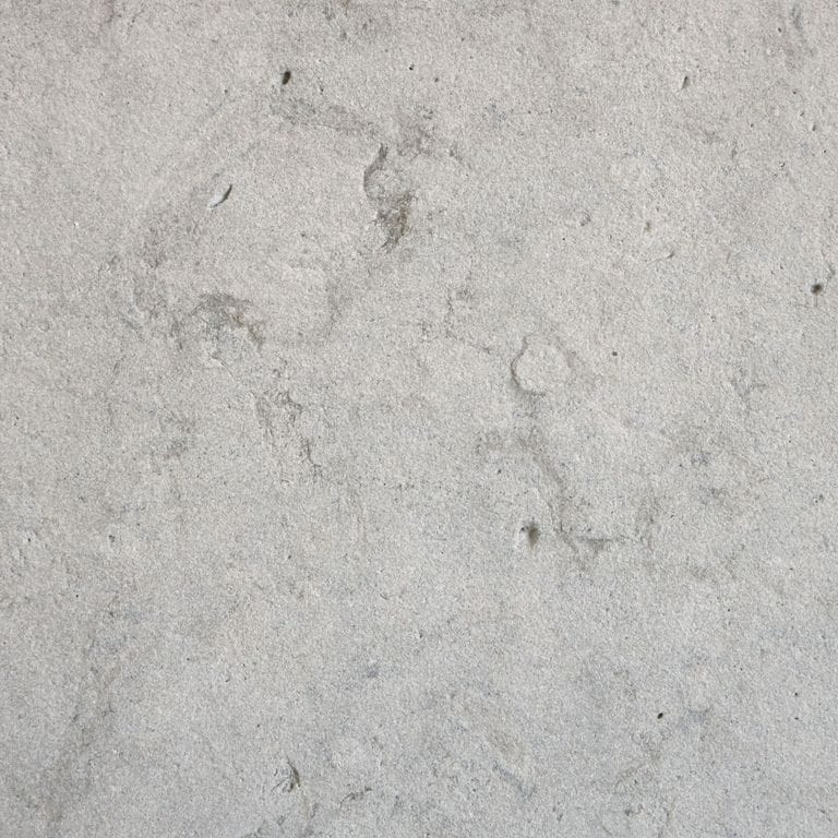 The surface finish shown is sand blasted. Dominant colors shown are beige and gray. The color mix creates a cool feeling. Speckled and fine speckled color patterns.