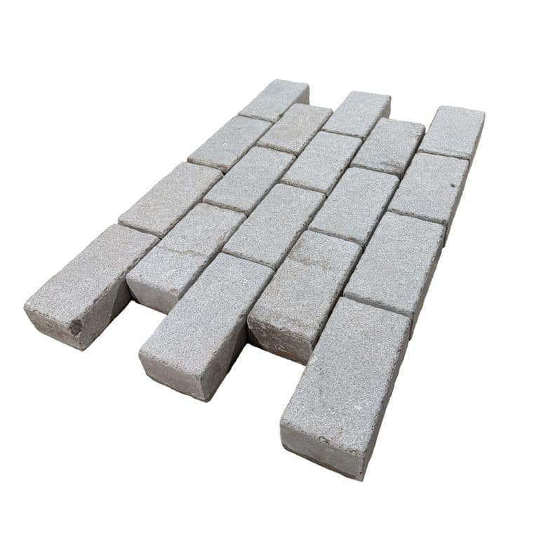  Blue Harbor Limestone Cobblestone - Rectangle - Shotblasted &amp; Tumbled