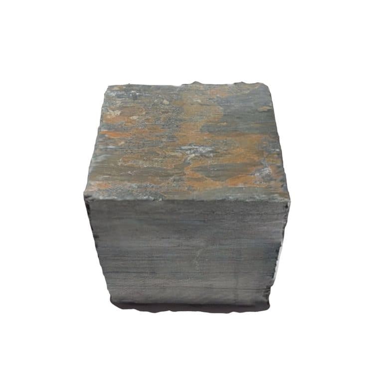 Black Schist Cobblestone - Natural Cleft Cubes