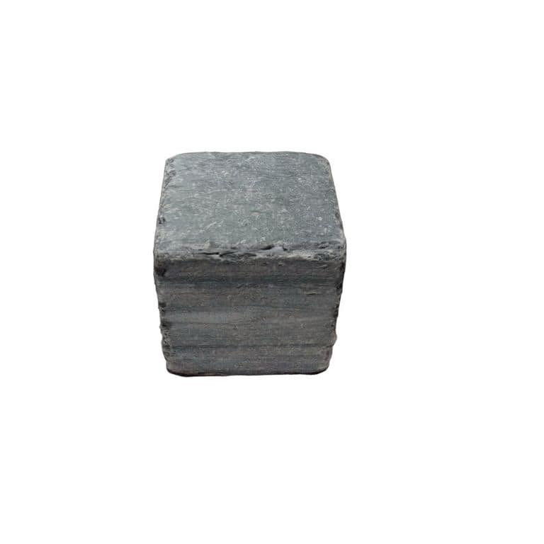 Black Schist Cobblestone - Tumbled Cubes