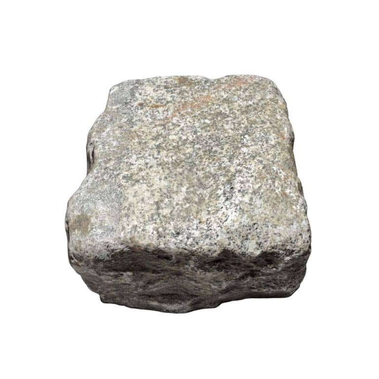 Reclaimed Granite cobles at yard