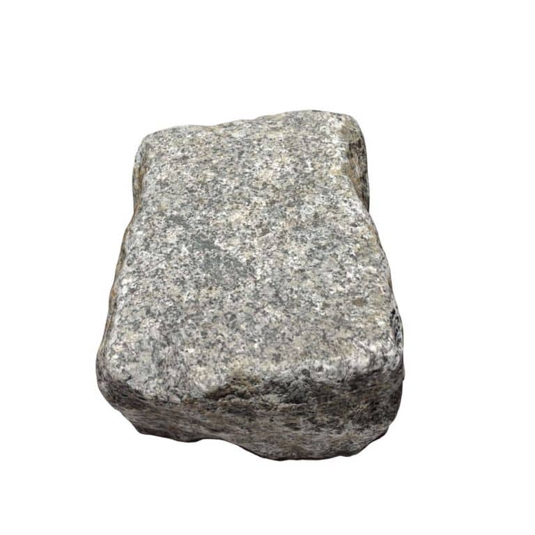 Reclaimed Granite cobles at yard