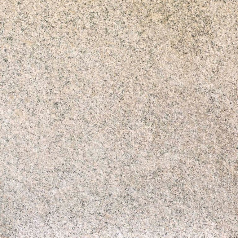 Color/Finish variation image for Cape Neddick Clear Granite - Split Steps. The dominant color shown is beige; with gray, pink, purple, white, tan and cream secondaries. The color mix creates a warm feeling. Fine speckled color pattern.