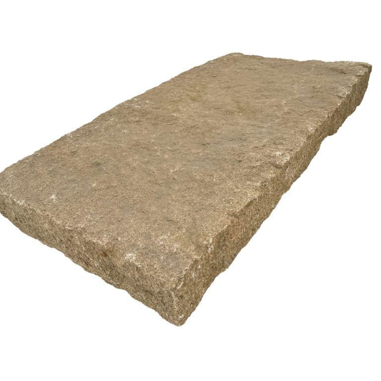 Application image for Reclaimed Rustic Golden Granite Planks 4x2' Planks. Dominant colors shown are brown and tan. The color mix creates a warm feeling.