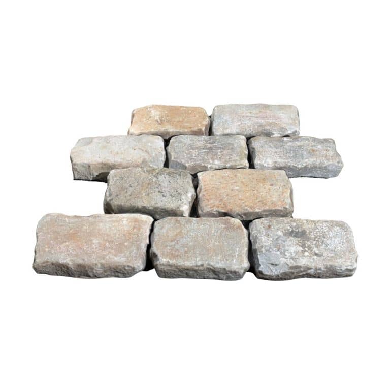 Reclaimed German Limestone Cobblestones