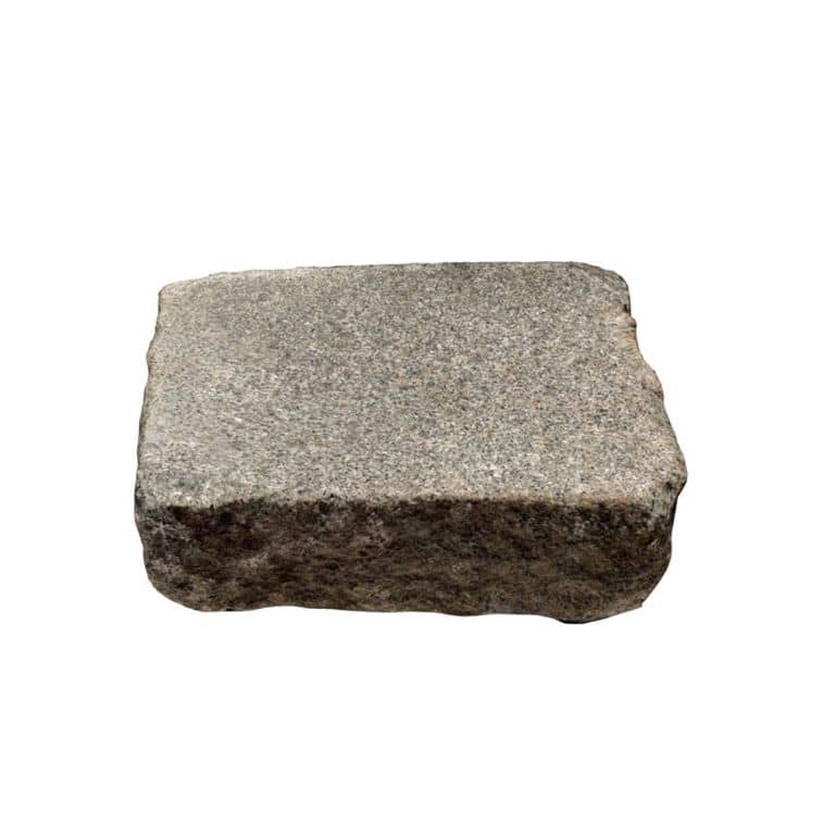 Reclaimed Multicolor Granite Cobblestones - Flamed Surface