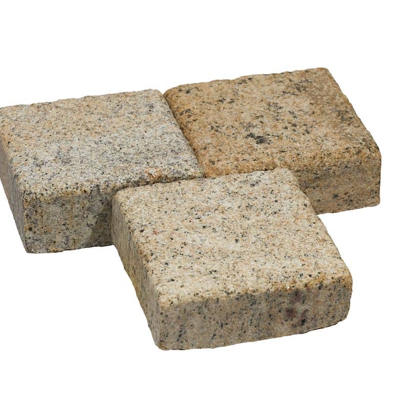 Golden Pond Granite - Sandblasted Cobblestones