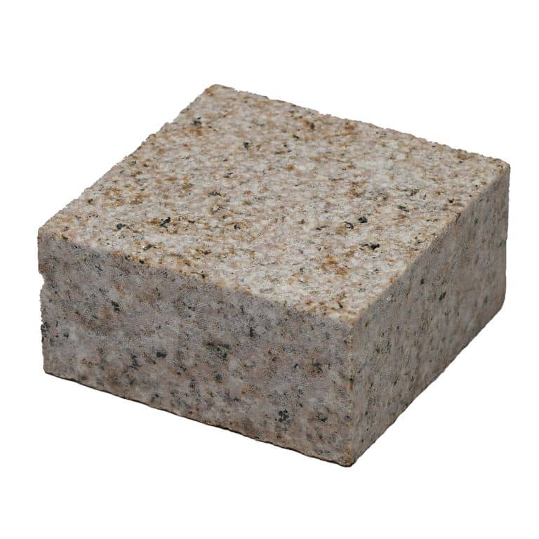 Golden Granite - Bush Hammered Cobblestones