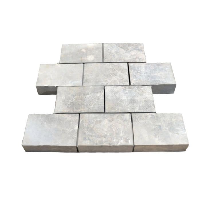Bavarian Dolomite Gray Limestone - Cobblestone Pavers