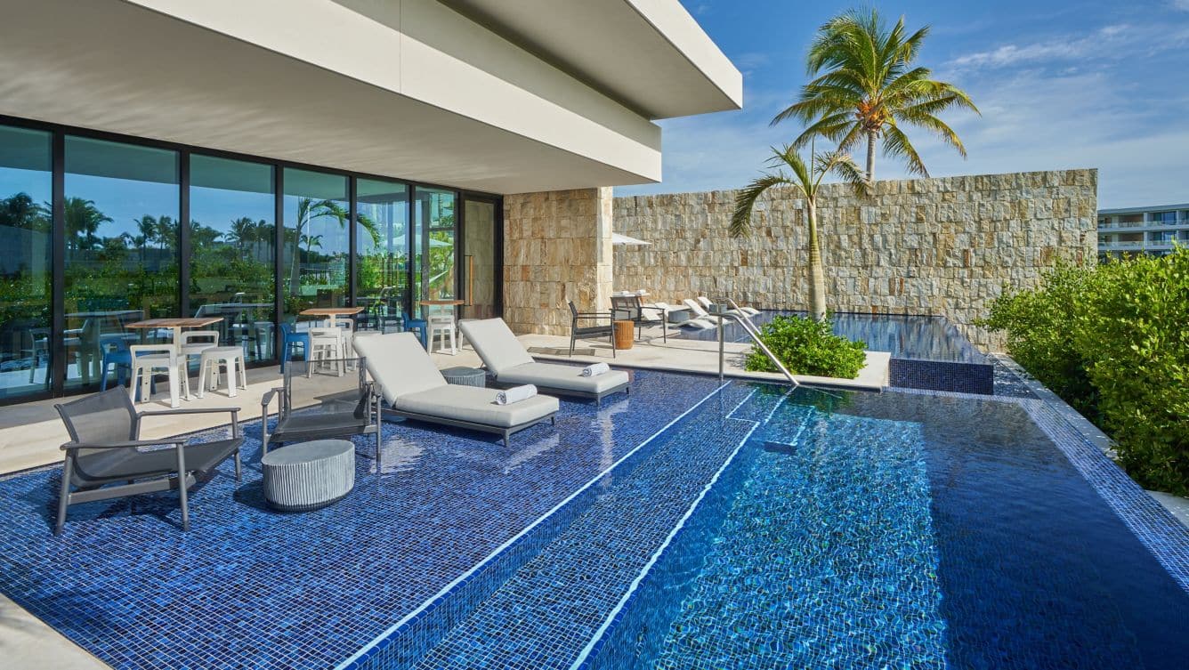 Application image for Golden Strata Gneiss - Cut to Size Veneer. The image shows this product being used in a full bed veneer application. Dominant colors shown are yellow and tan. The color mix creates a warm feeling.