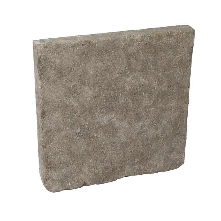 Feature image for Madison Limestone - Antiqued Paver. The surface finish shown is antiqued. The dominant color shown is gray. The color mix creates a warm feeling.