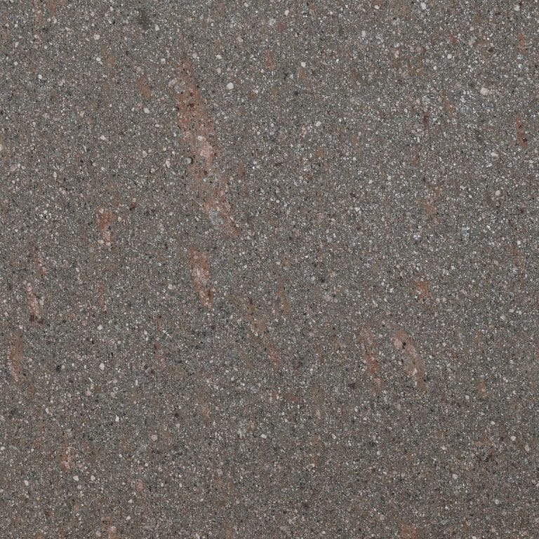 Swatch image for Imperial Gray Porphyry - Irregular Pavers. The surface finish shown is flamed. Dominant colors shown are brown and gray. The color mix creates a warm feeling.