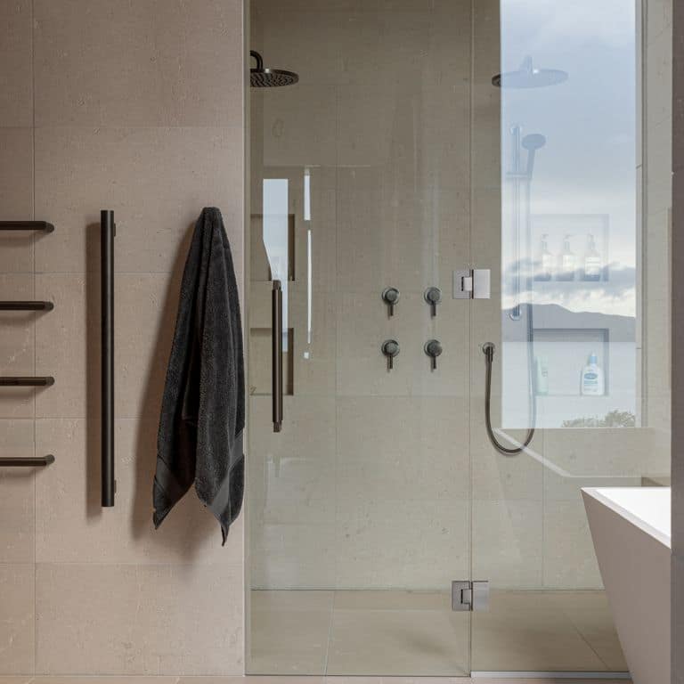 Application image for Moon Beige Limestone - Interior Floor. The image shows this product being used in an interior floor application. The surface finish shown is . Dominant colors shown are beige and tan.