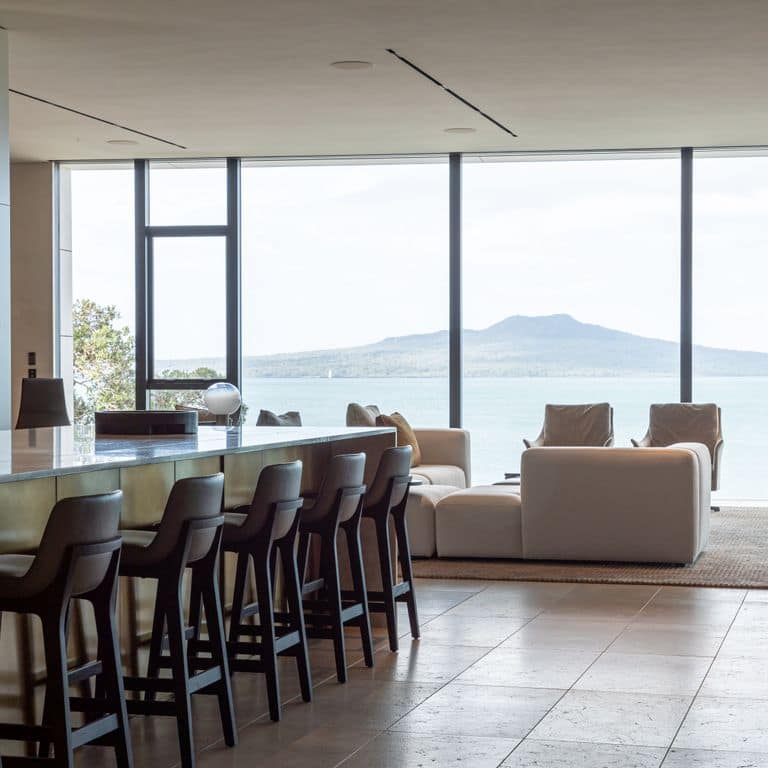 Application image for Moon Beige Limestone - Interior Floor. The image shows this product being used in an interior floor application. The surface finish shown is . The dominant color shown is beige. The color mix creates a warm feeling.