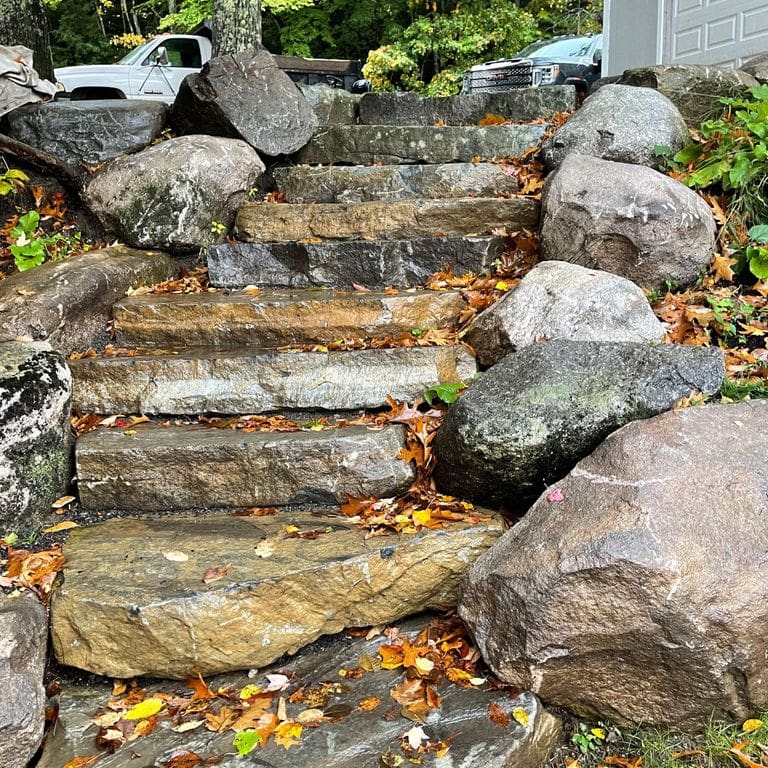  New England Fieldstone - Steps &amp; Landings
