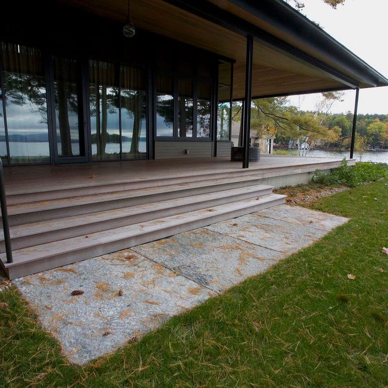 Reclaimed Granite - Natural Top Landings