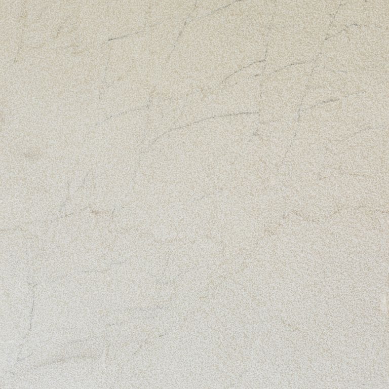 Swatch image cropped for Mountain Hard Limestone Beige - Dimensional Cut Pavers. The surface finishes shown are brushed and sand blasted. Dominant colors shown are beige, gray, white and cream; with a tan secondary. The color mix creates a warm feeling. Solid and cloudy color patterns.