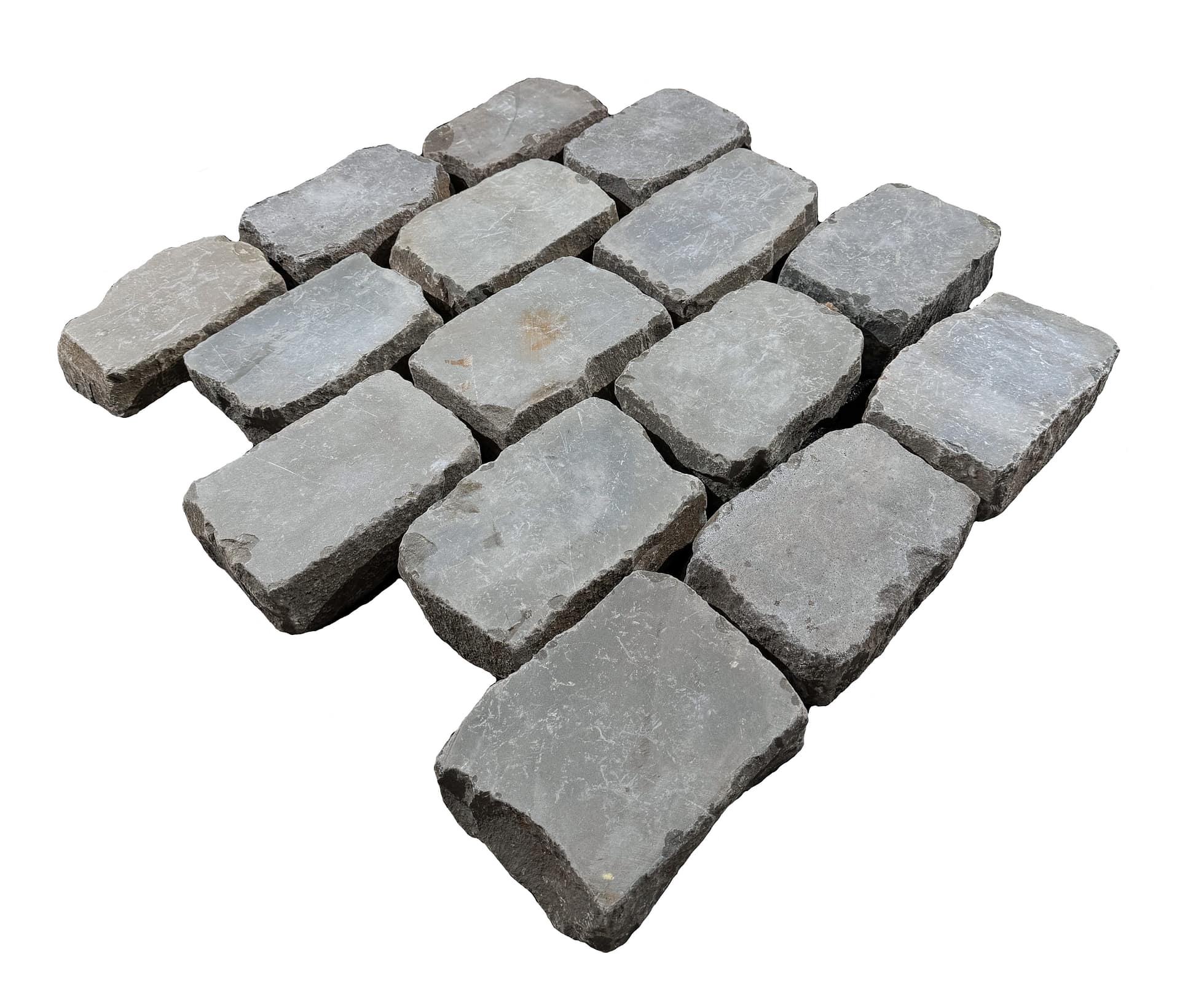 Rectangle Sandstone Reclaimed European Sandstone Cobblestones - Rectangle - Flat Surface ...