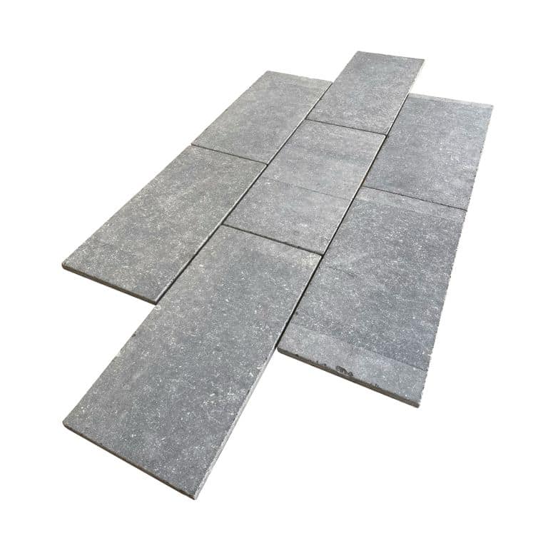 Color/Finish variation image for Belgian Bluestone - Pavers. The surface finish shown is . The dominant color shown is gray.