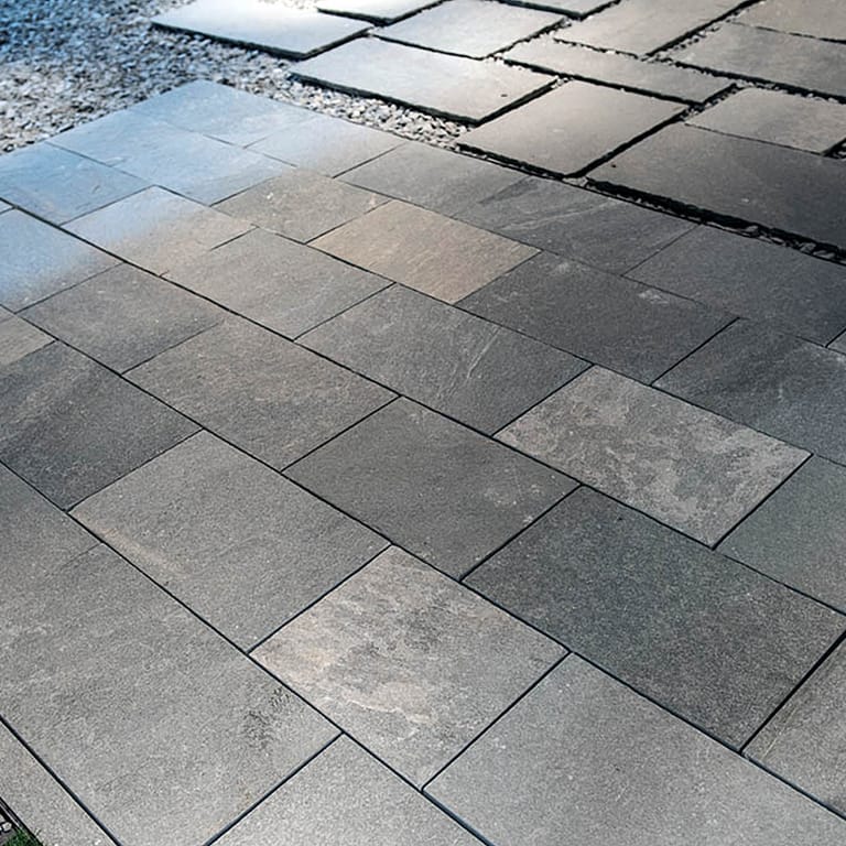 Gray Greek Slate Quartzite - Sawn Pavers