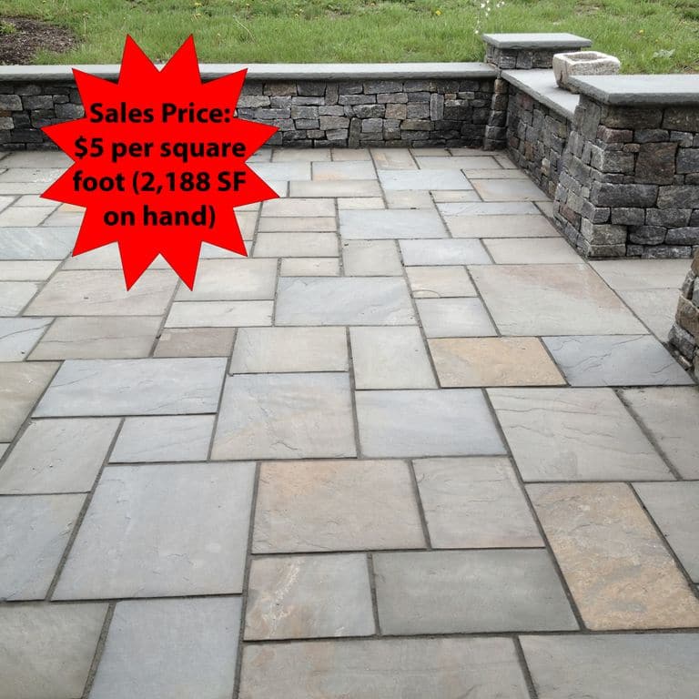 Application image for Full Color Bluestone - Natural Cleft Pavers.