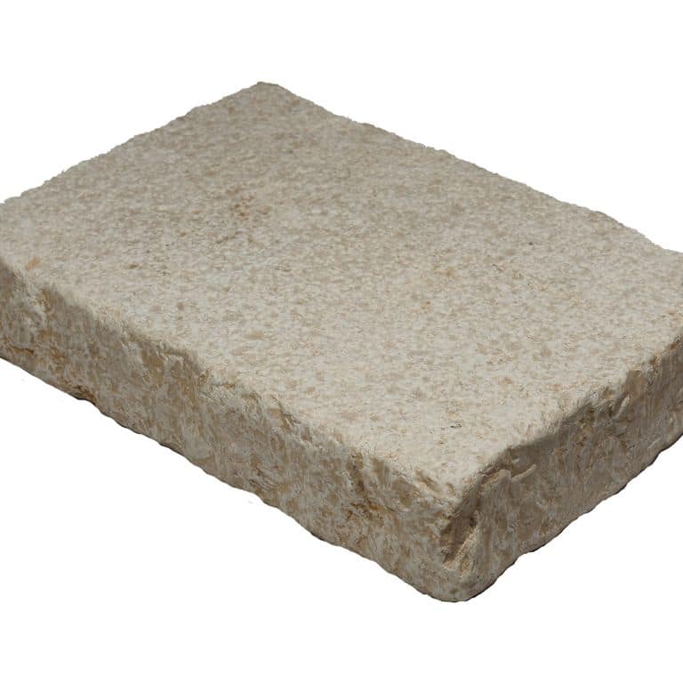 Color/Finish variation image for Mountain Hard Limestone - Cobblestone Mix. The surface finish shown is . Dominant colors shown are tan and cream. The color mix creates a warm feeling.