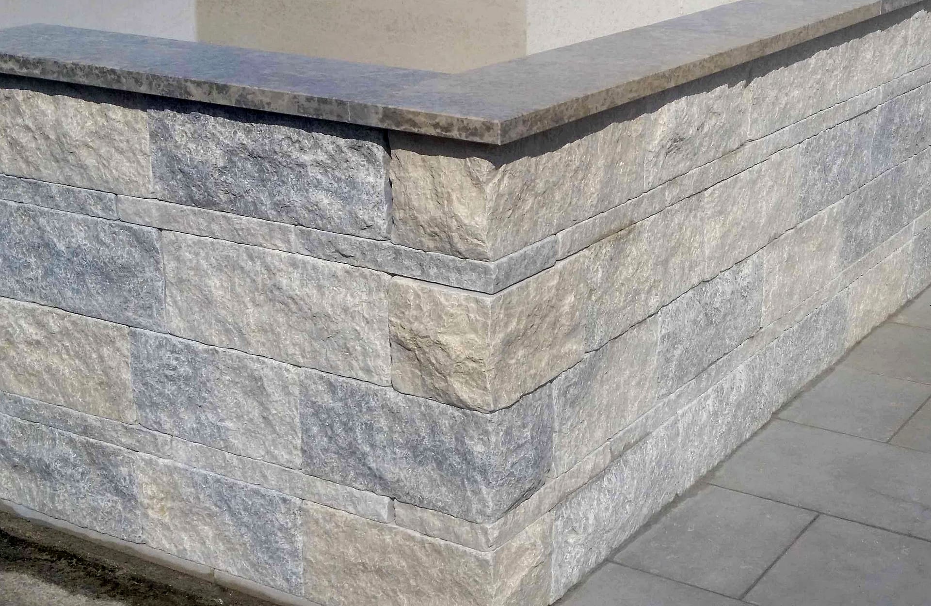 Mixed Pattern Limestone Mountain Hard Limestone Mix - Cut to Size Veneer | Stone Curators