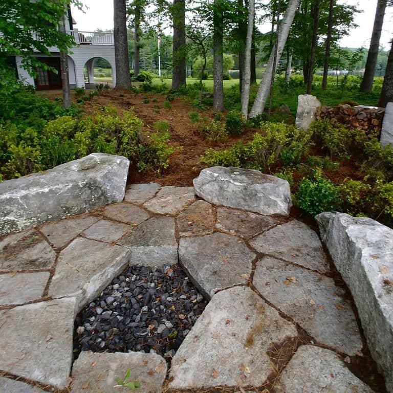 Reclaimed New England Granite Quarry Tailings - Seating
