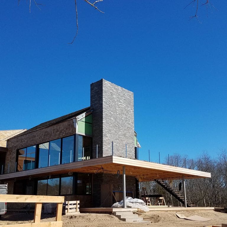 The image shows this product being used in a full bed veneer application.